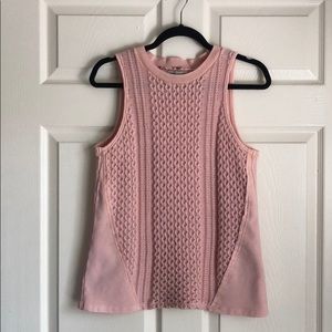 Anthropologie Blush Sweater Tank